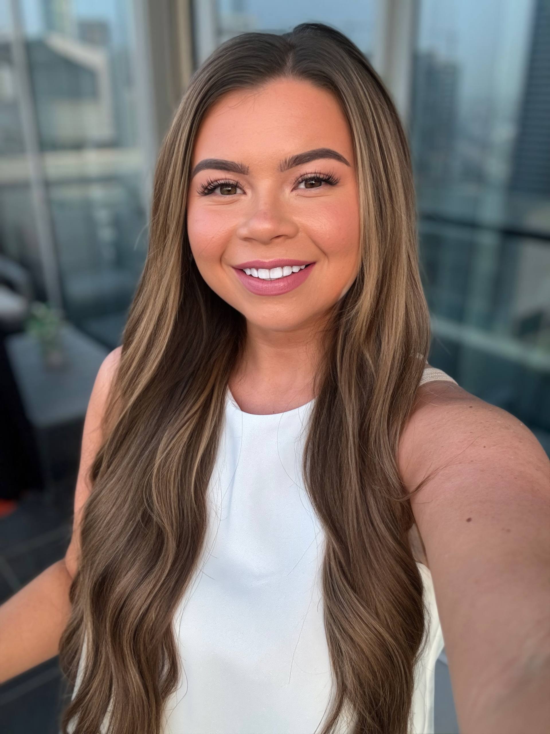 Patient smile after treatment